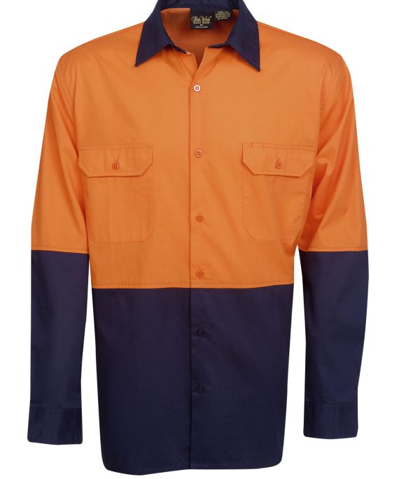Hi Vis 155 GSM Cotton Twill Shirt