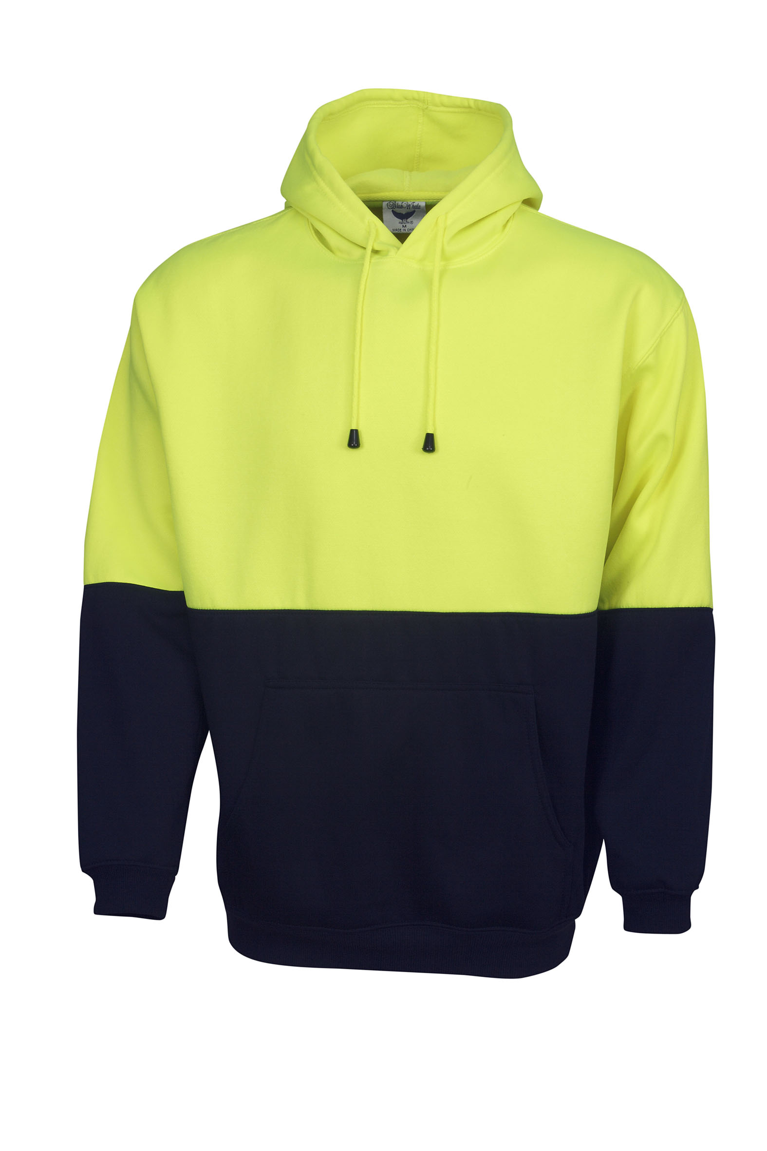 Hi Vis Fleecy Hoodie with Kangaroo Pocket - Image 3