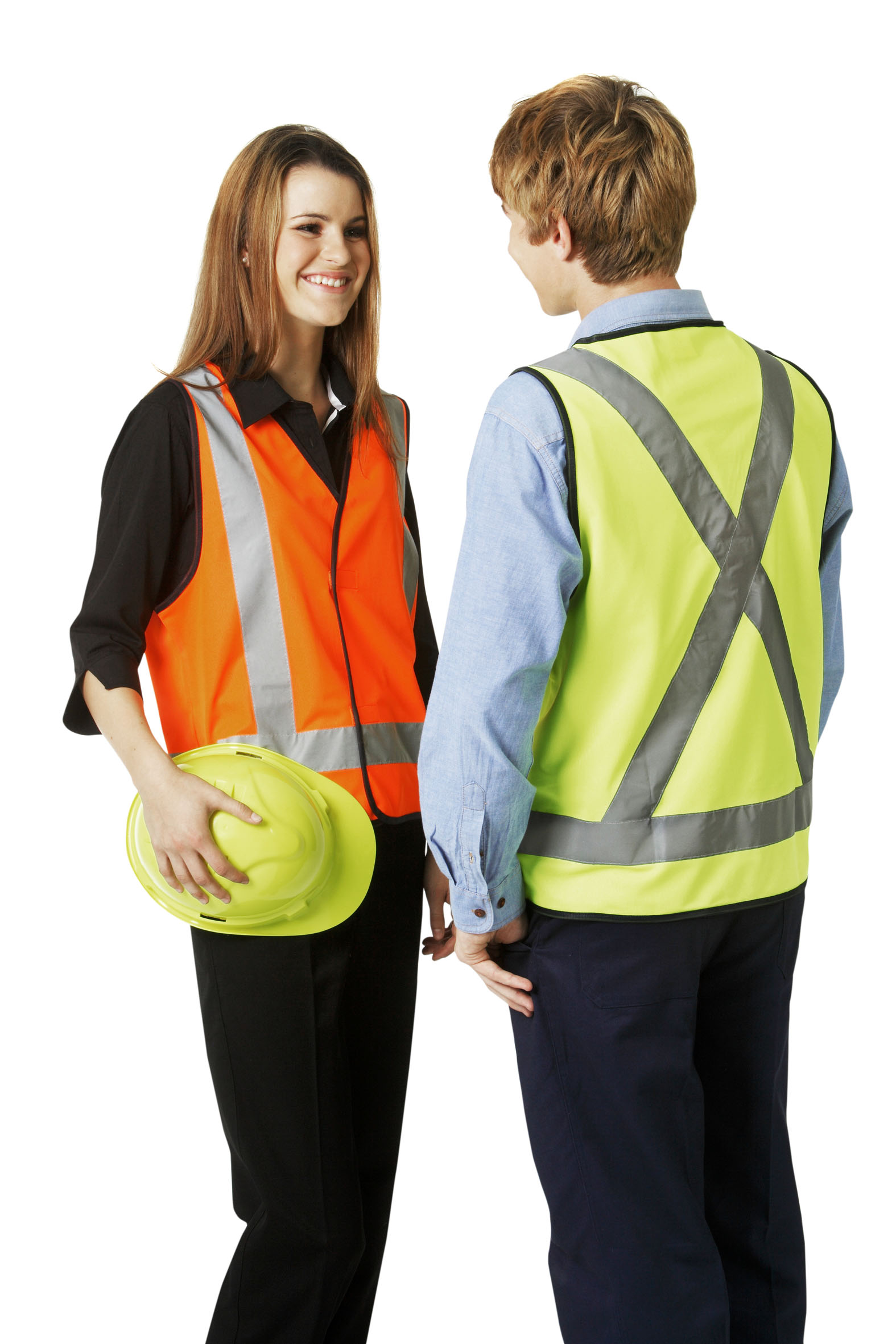 Hi Vis Safety Vest with X Back