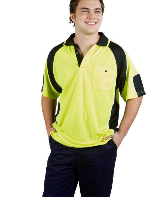 Hi Vis Cooldry Side Panel Polo