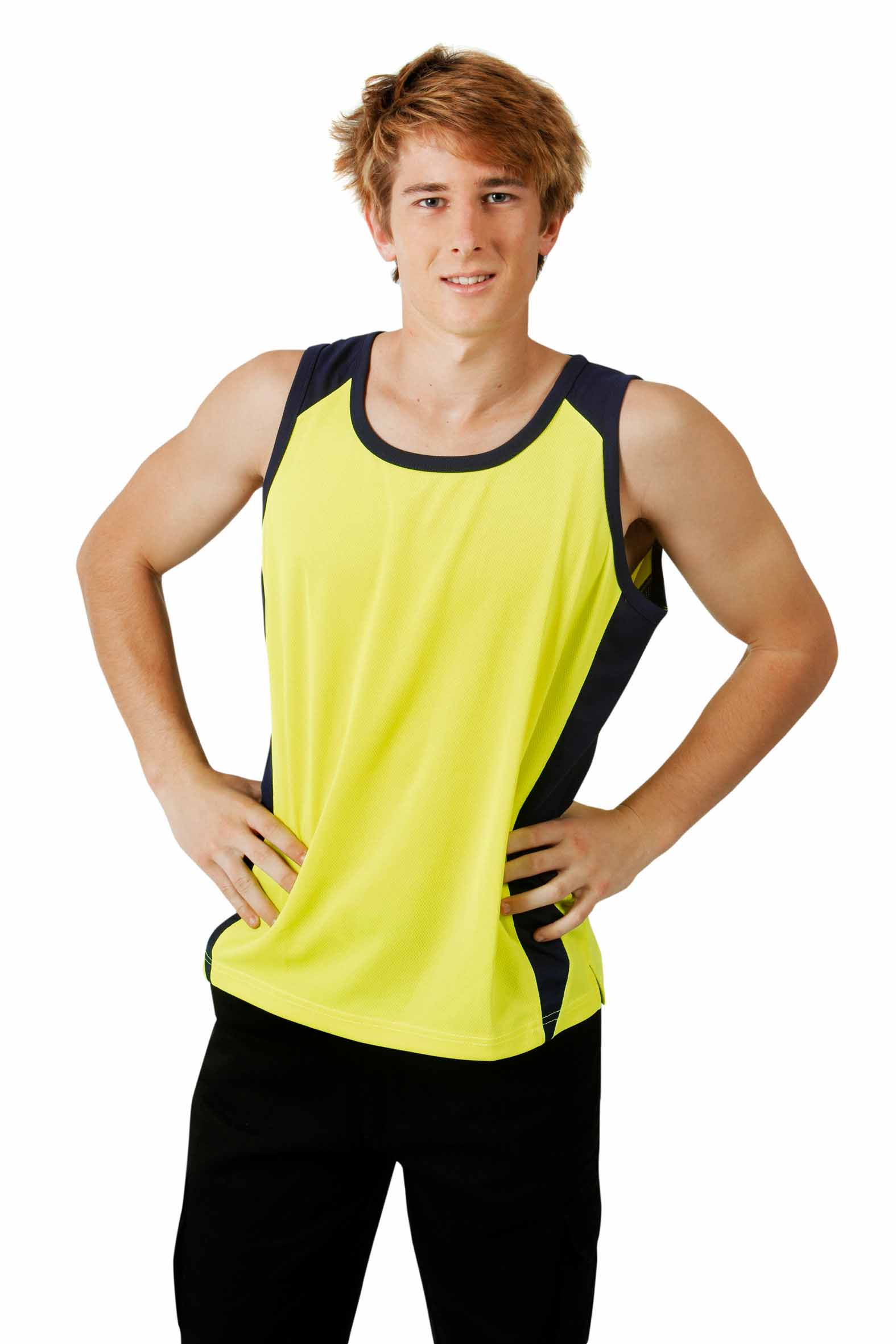 Hi Vis Cool Dry Action Singlet