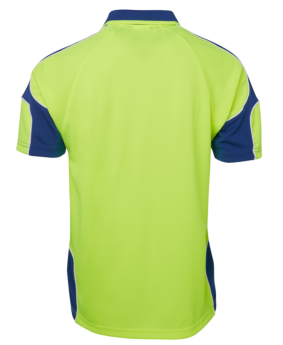 JB's Wear 6AP4S Hi Vis S/S Arm Panel Polo - Image 2