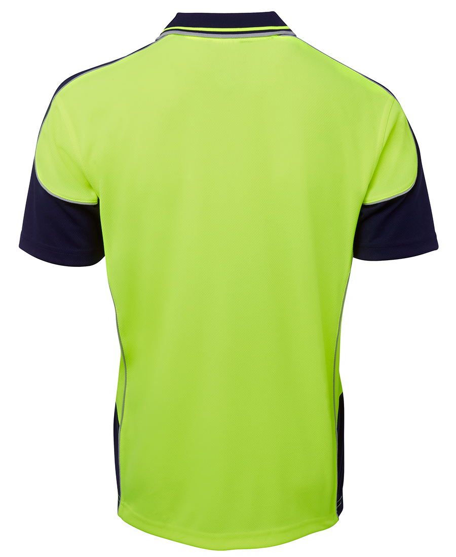 JB's Wear 6HCP4 Hi Vis Contrast Piping Polo - Image 2
