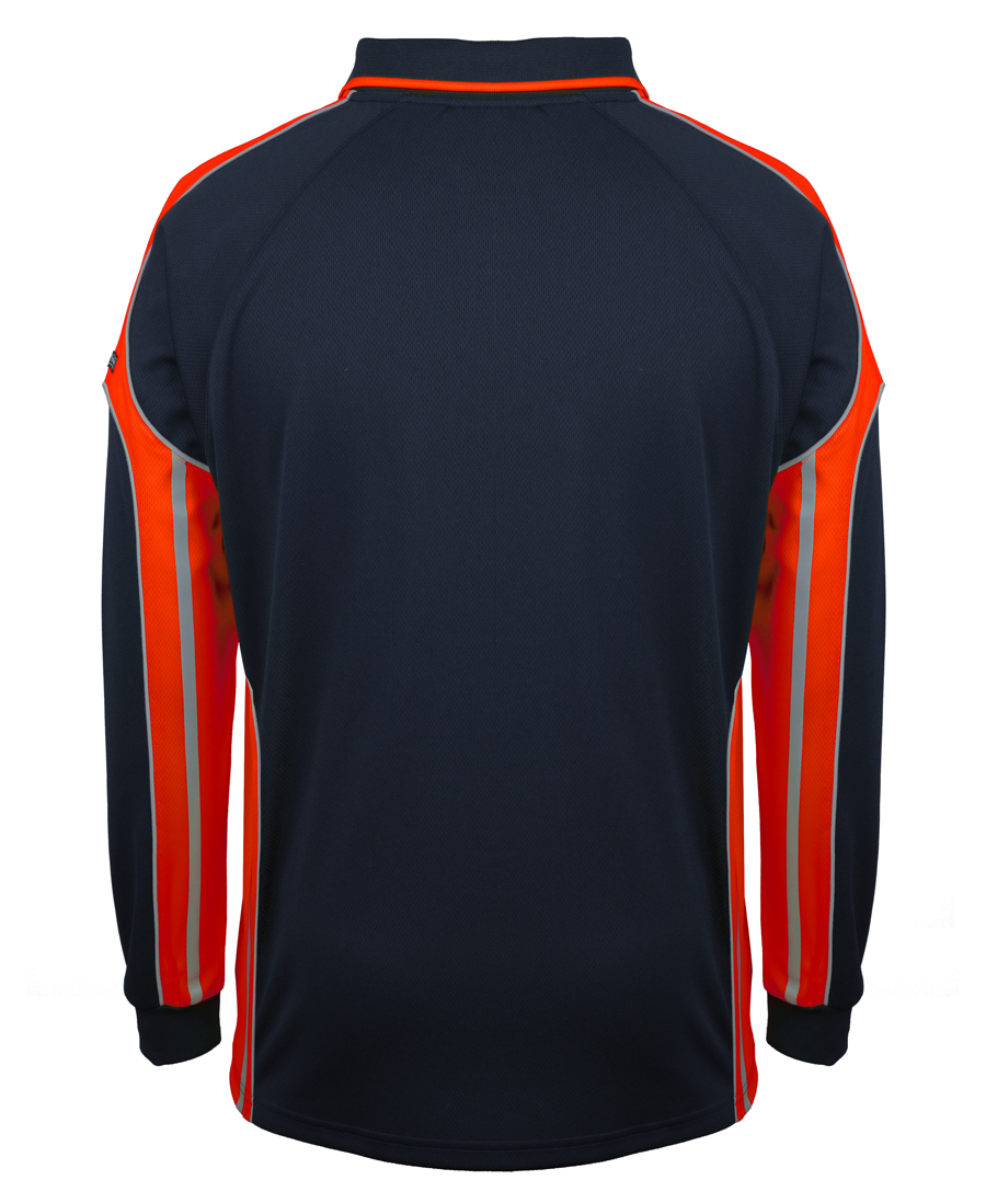 JB's Wear 6SPPL L/S Street Panel Polo - Image 2
