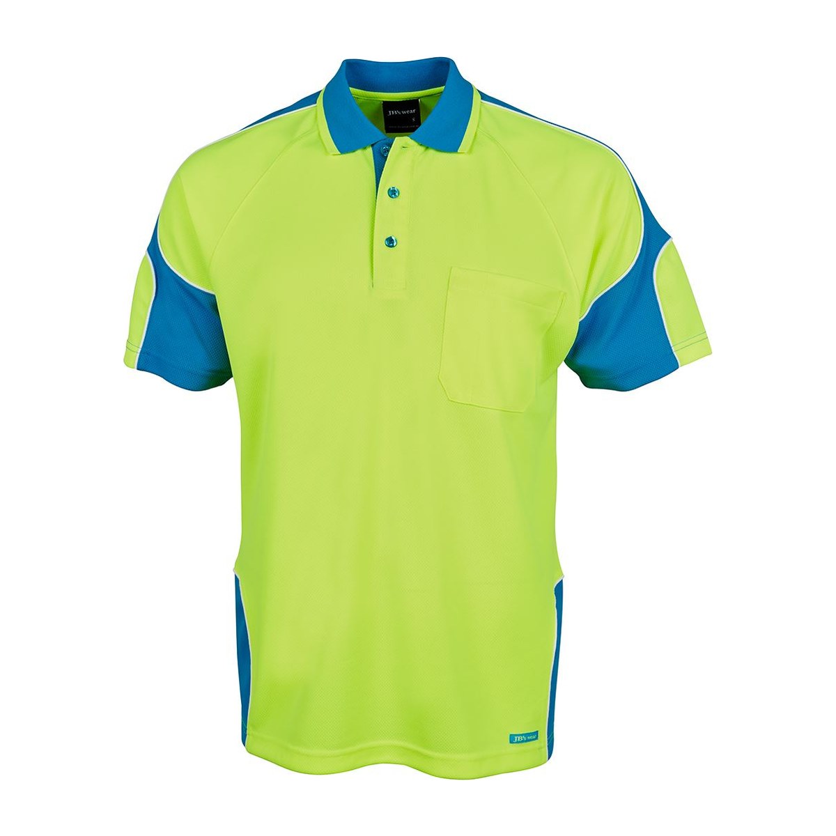 JB's Wear 6AP4S Hi Vis S/S Arm Panel Polo - Image 6