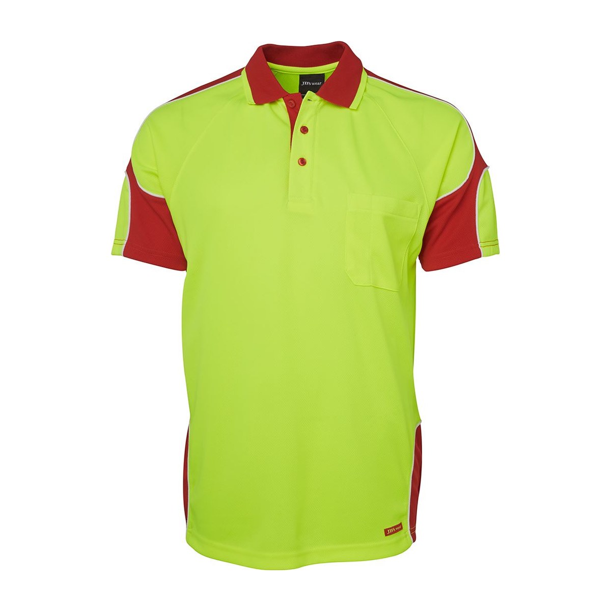 JB's Wear 6AP4S Hi Vis S/S Arm Panel Polo - Image 5