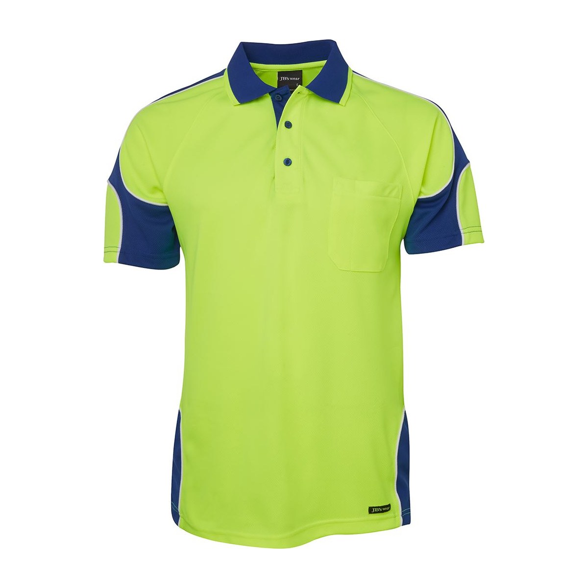 JB's Wear 6AP4S Hi Vis S/S Arm Panel Polo