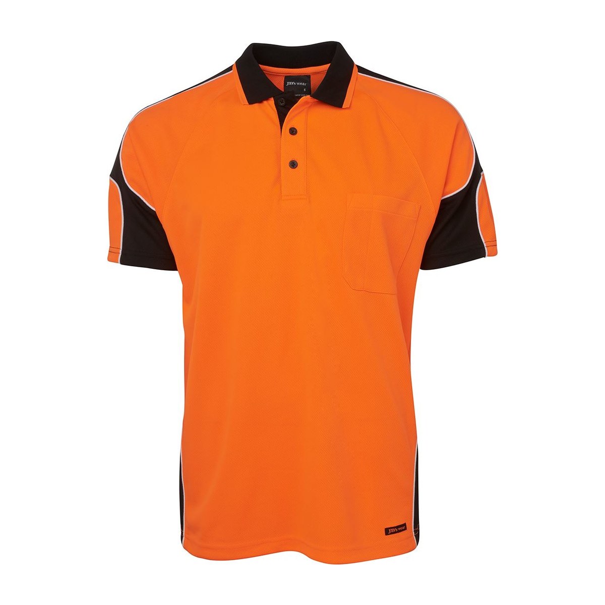 JB's Wear 6AP4S Hi Vis S/S Arm Panel Polo - Image 7