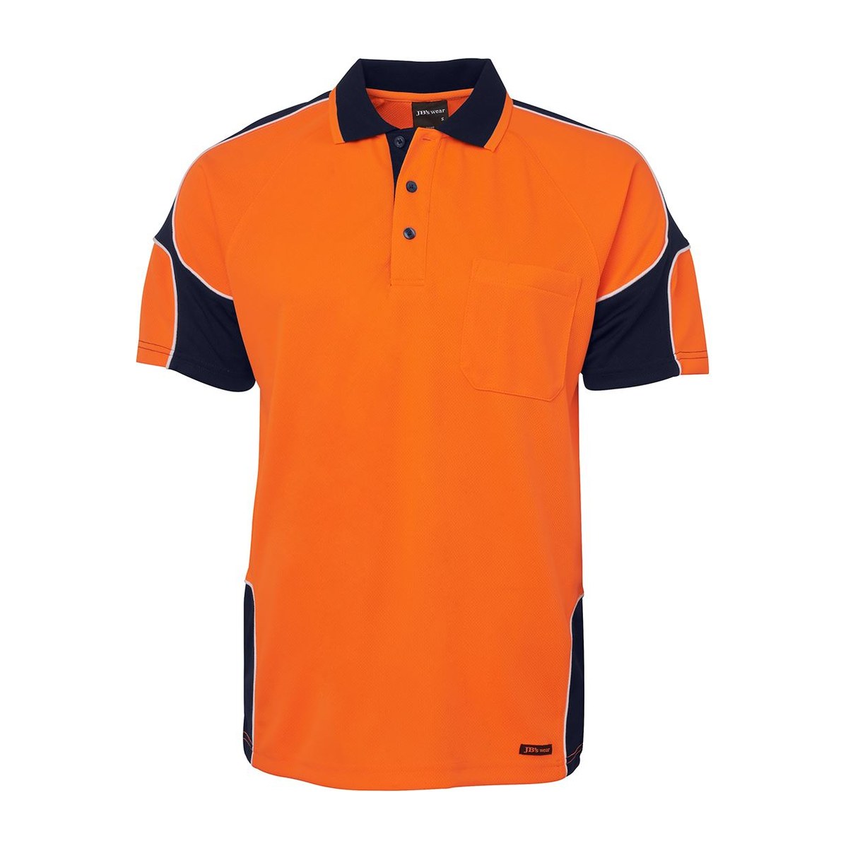 JB's Wear 6AP4S Hi Vis S/S Arm Panel Polo - Image 8