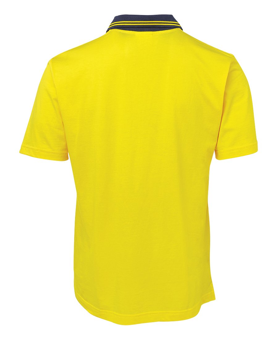 JB's Wear 6CPHV Hi Vis S/S Cotton Polo - Image 2