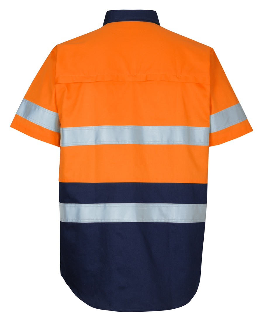 JB's Wear 6DNWS Hi Vis (D+N) S/S 150g Work Shirt - Image 2