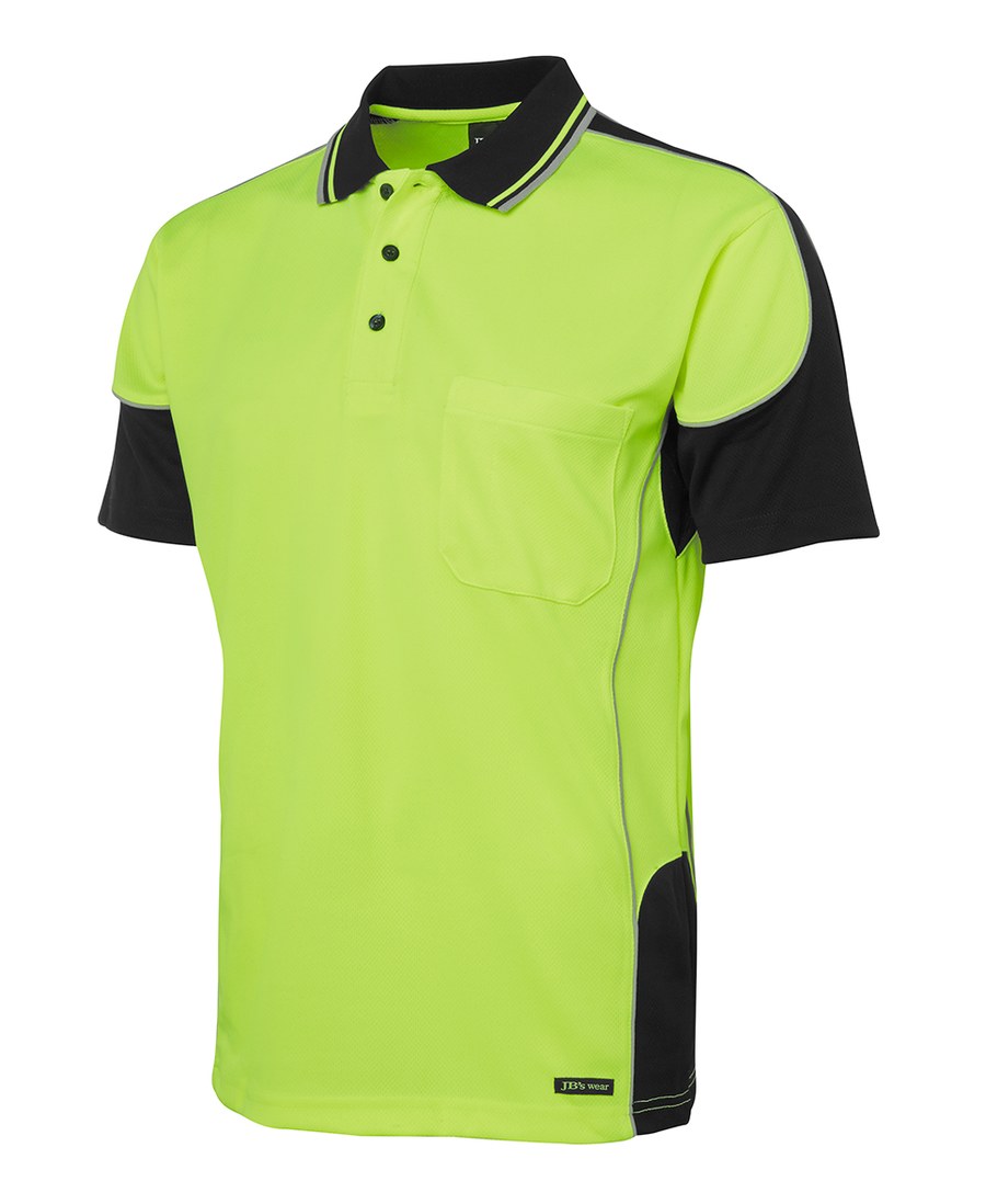JB's Wear 6HCP4 Hi Vis Contrast Piping Polo