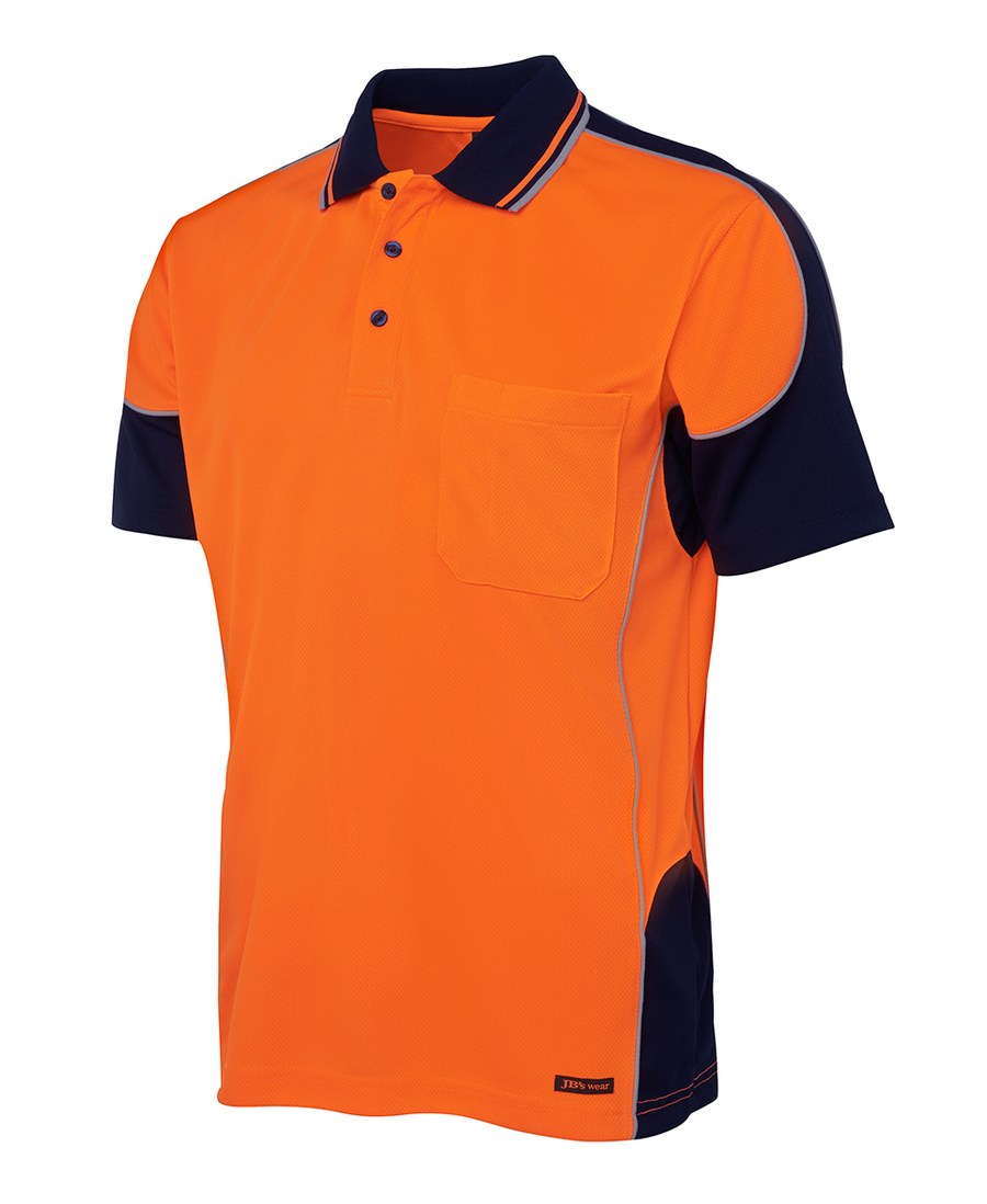JB's Wear 6HCP4 Hi Vis Contrast Piping Polo - Image 4
