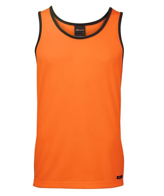 JB's Wear 6HCS4 Hi Vis 4602.1 Contrast Singlet