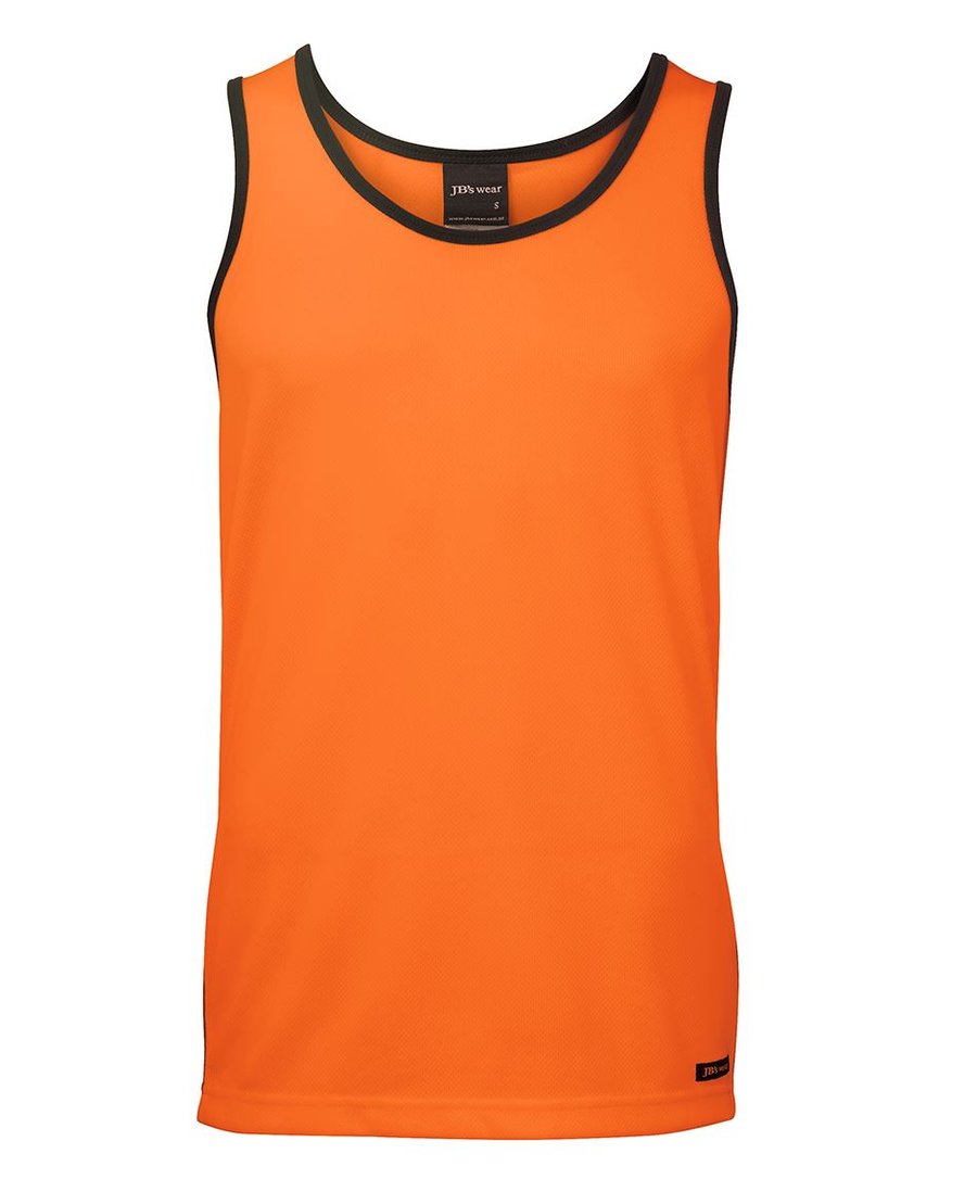 JB's Wear 6HCS4 Hi Vis 4602.1 Contrast Singlet