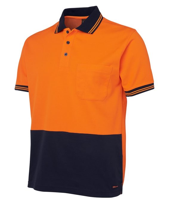 JB's Wear 6HPS Hi Vis S/S Polo