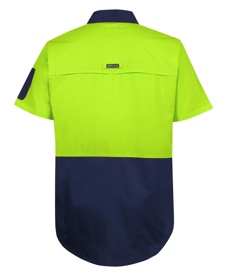 JB's Wear 6HRFS Hi Vis Class F Ripstop S/S Work Shirt - Image 2
