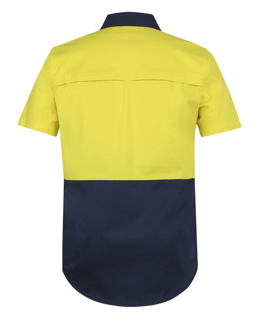 JB's Wear 6HSWS Hi Vis S/S Stretch Work Shirt - Image 2