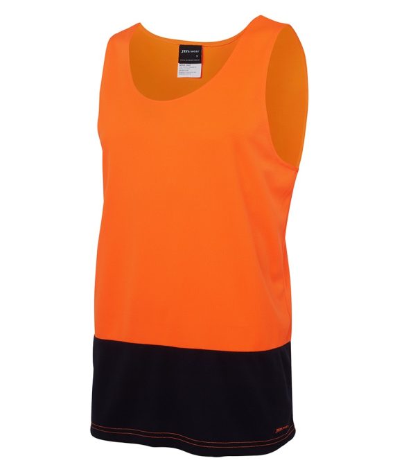 JB's Wear 6HTS Hi Vis Traditional Singlet