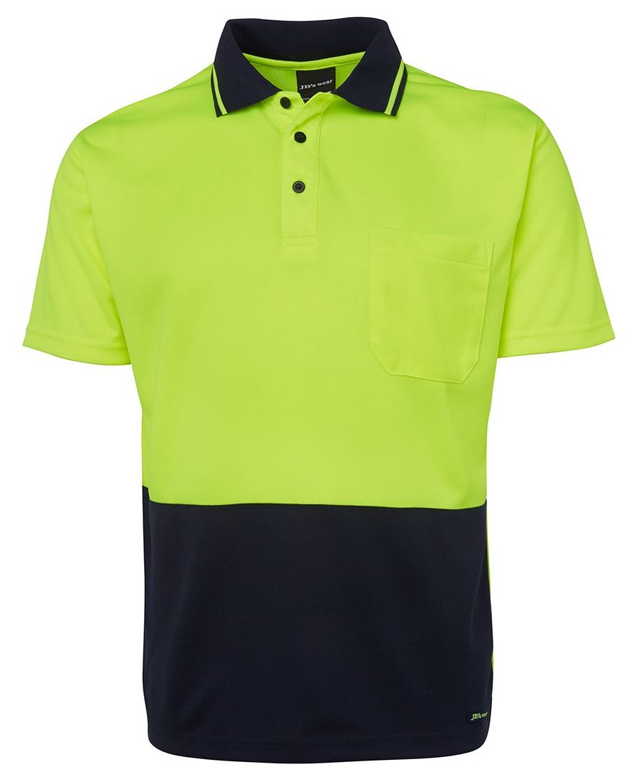 JB's Wear 6HVNC Hi Vis Non Cuff Traditional Polo - Image 4
