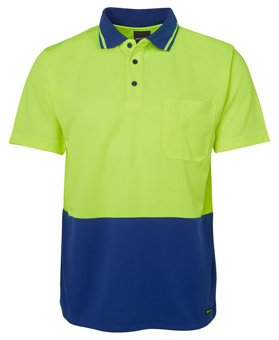 JB's Wear 6HVNC Hi Vis Non Cuff Traditional Polo - Image 5
