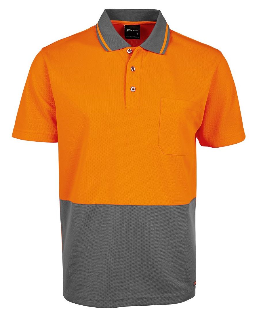 JB's Wear 6HVNC Hi Vis Non Cuff Traditional Polo - Image 7