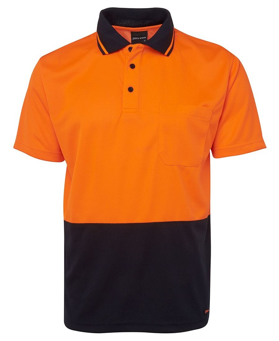 JB's Wear 6HVNC Hi Vis Non Cuff Traditional Polo - Image 9