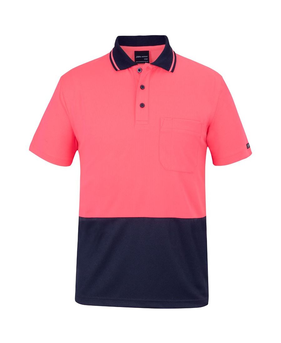 JB's Wear 6HVNC Hi Vis Non Cuff Traditional Polo - Image 10