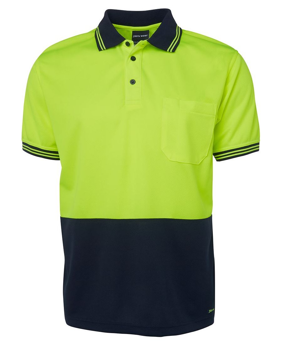 JB's Wear 6HVPS Hi Vis S/S Traditional Polo - Image 5