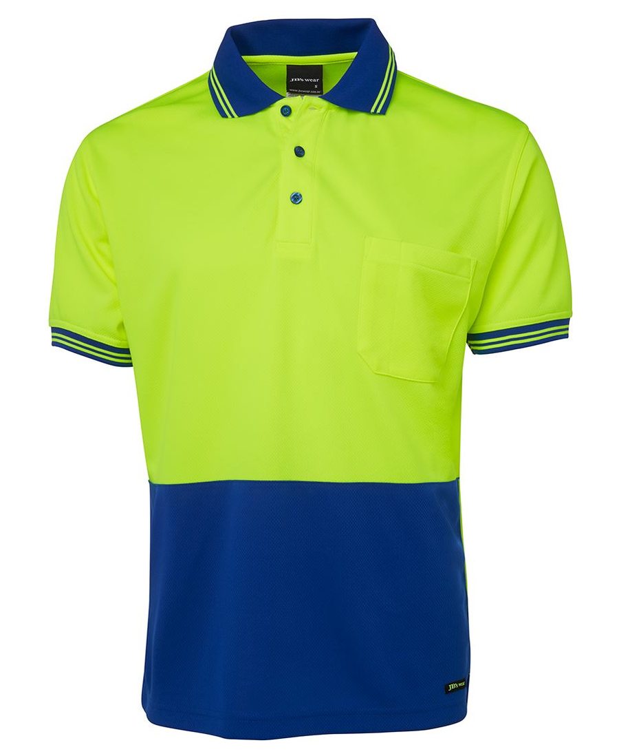 JB's Wear 6HVPS Hi Vis S/S Traditional Polo - Image 6