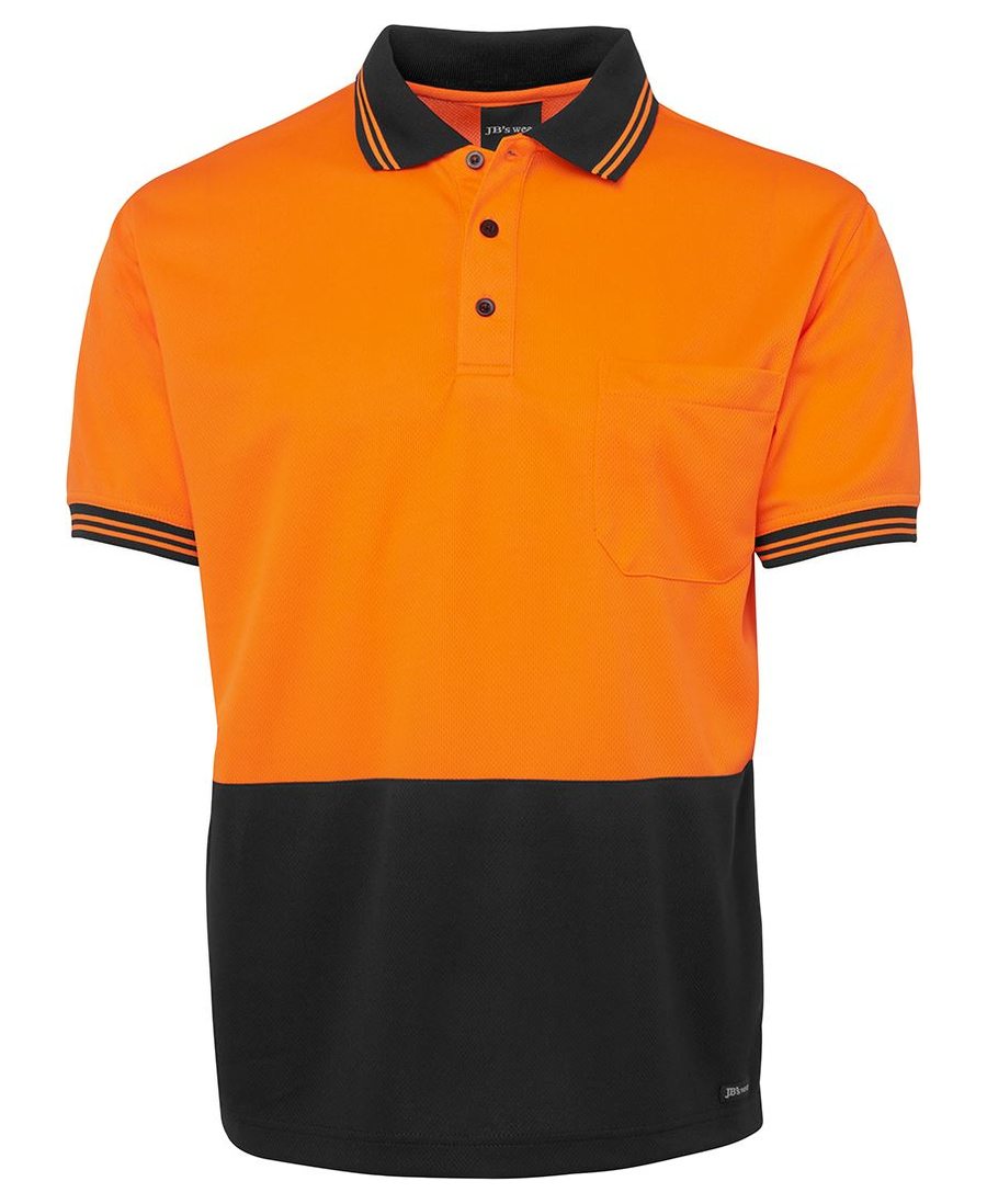 JB's Wear 6HVPS Hi Vis S/S Traditional Polo - Image 7