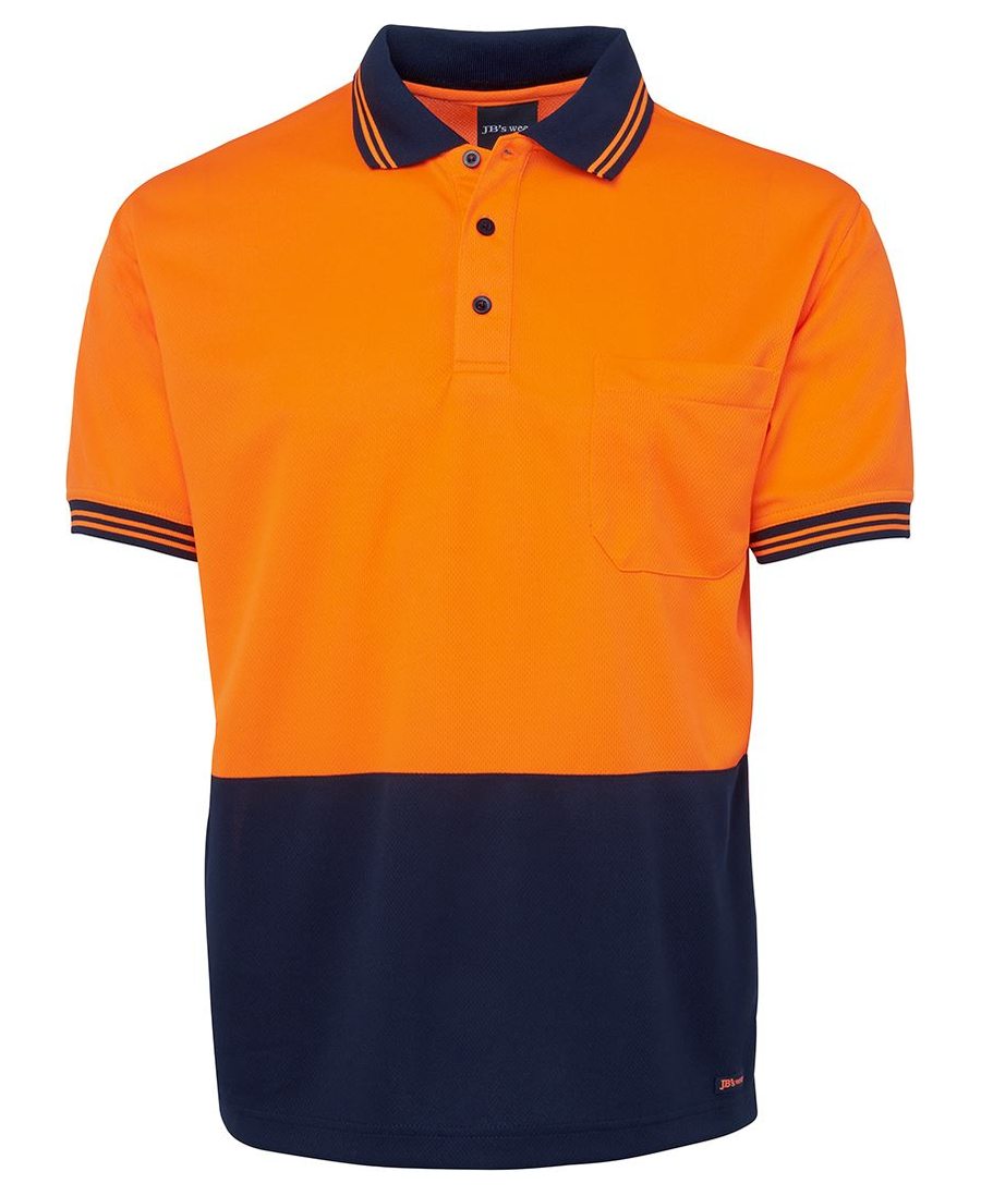 JB's Wear 6HVPS Hi Vis S/S Traditional Polo - Image 8