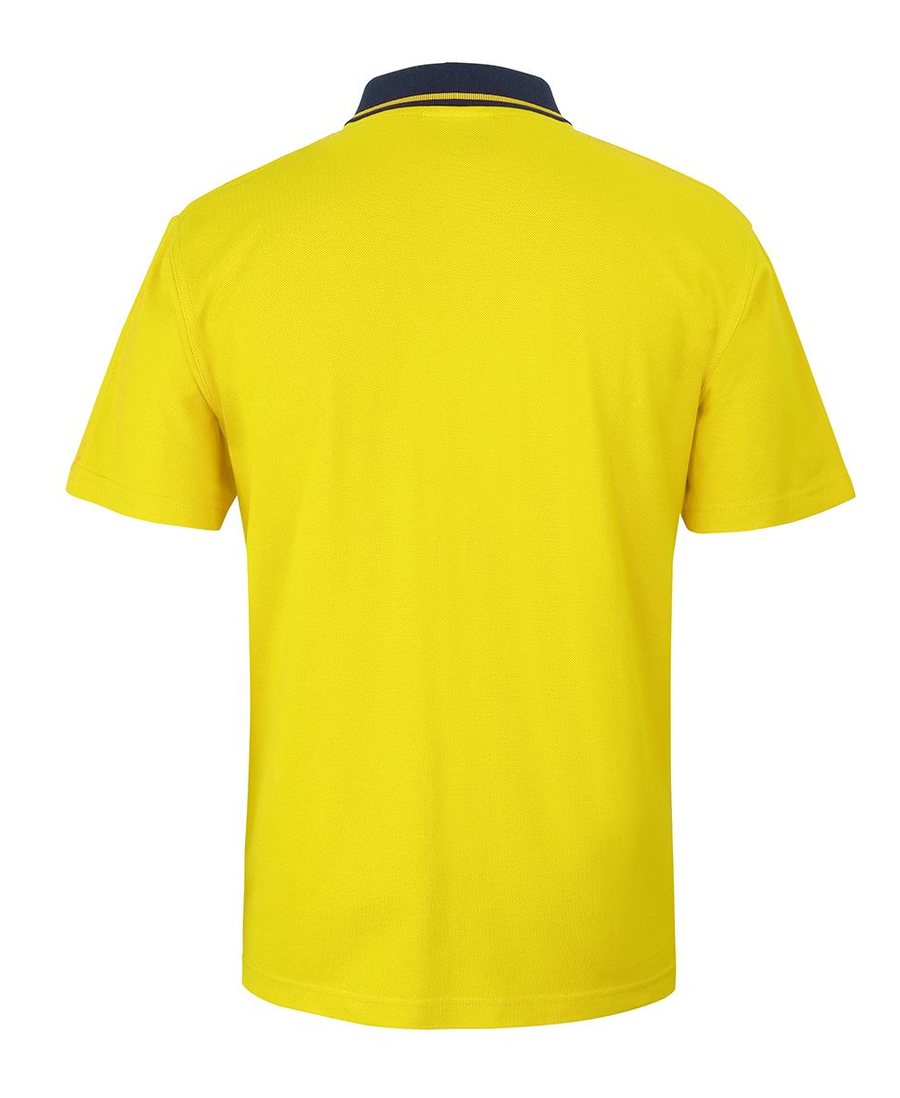 JB's Wear 6HVQS Hi Vis S/S Cotton Pique Trad Polo - Image 2