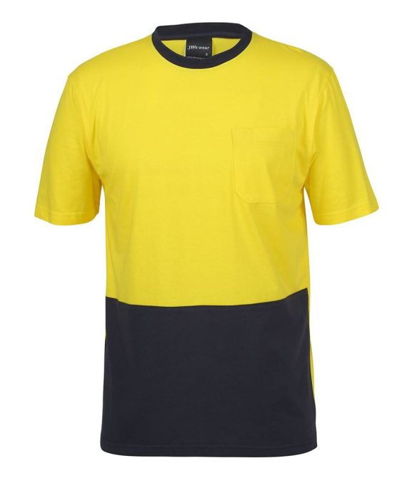 JB's Wear 6HVTC Hi Vis Crew Neck Cotton T-Shirt