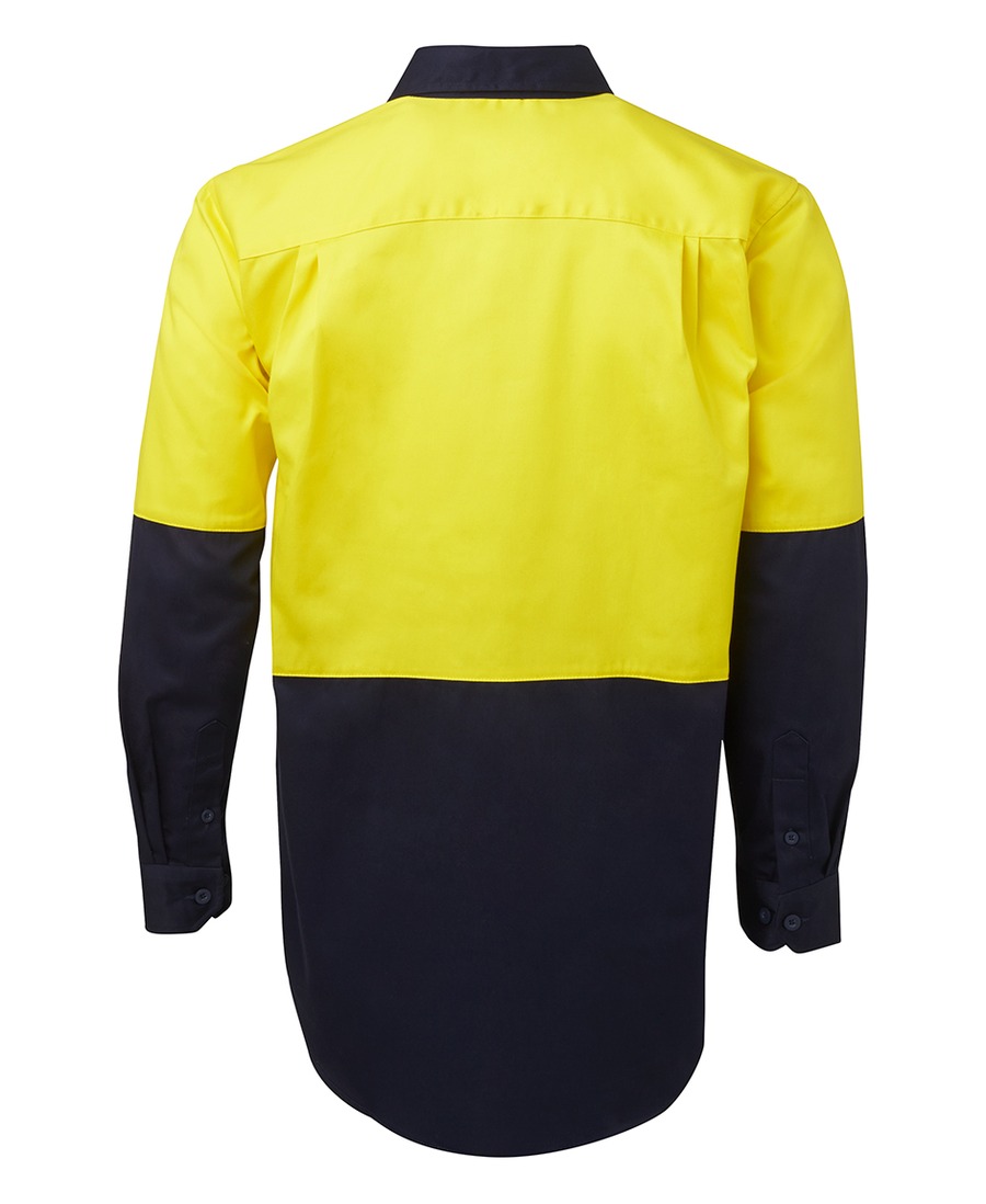 JB's Wear 6HWL Hi Vis L/S Work Shirt - Image 2