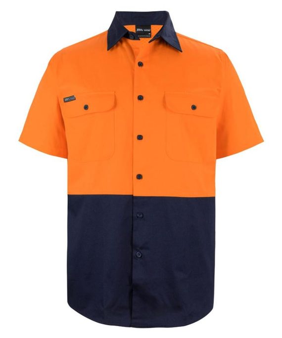 JB's Wear 6HWSS Hi Vis S/S 150G Work Shirt