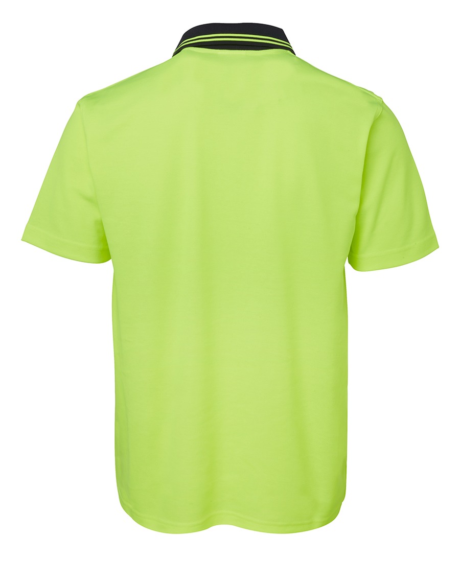 JB's Wear 6NCCS Hi Vis Non Cuff Contrast Polo - Image 2