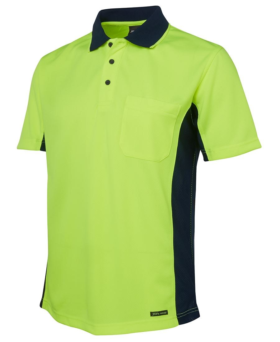 JB's Wear 6SPHS Hi Vis S/S Sport Polo - Image 3