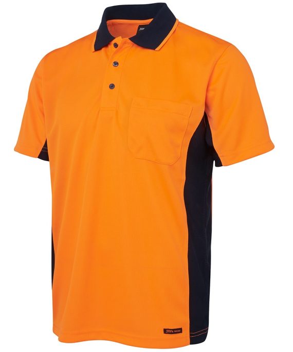 JB's Wear 6SPHS Hi Vis S/S Sport Polo
