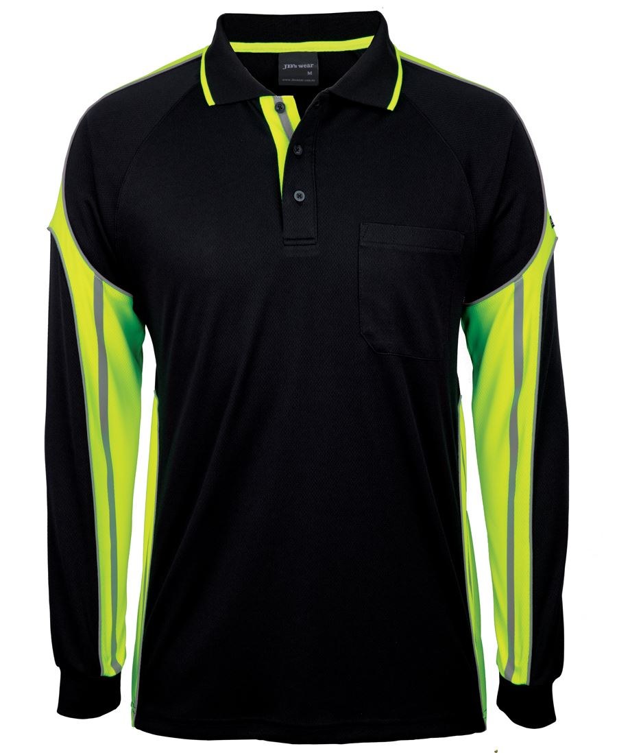 JB's Wear 6SPPL L/S Street Panel Polo - Image 5