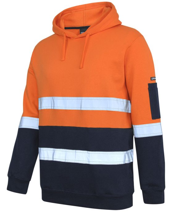 JB's Wear 6DVPM Hi Vis Day Night Pull Over Hoodie