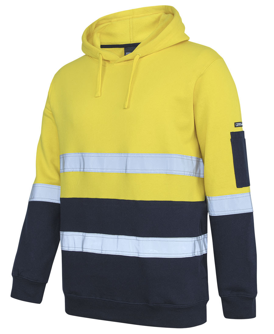 JB's Wear 6DVPM Hi Vis Day Night Pull Over Hoodie - Image 3